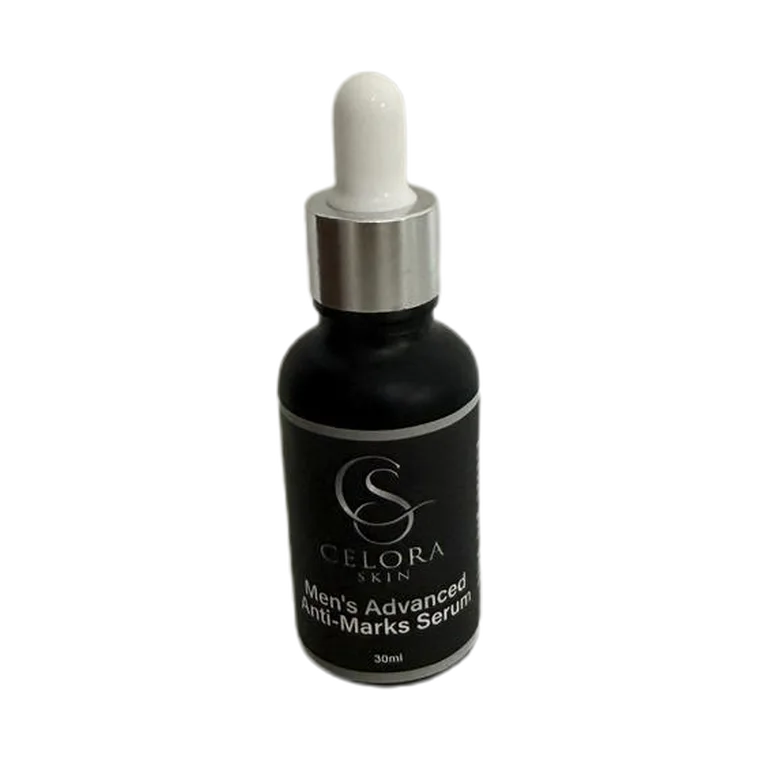 Men’s Advanced Anti-Marks Serum product label