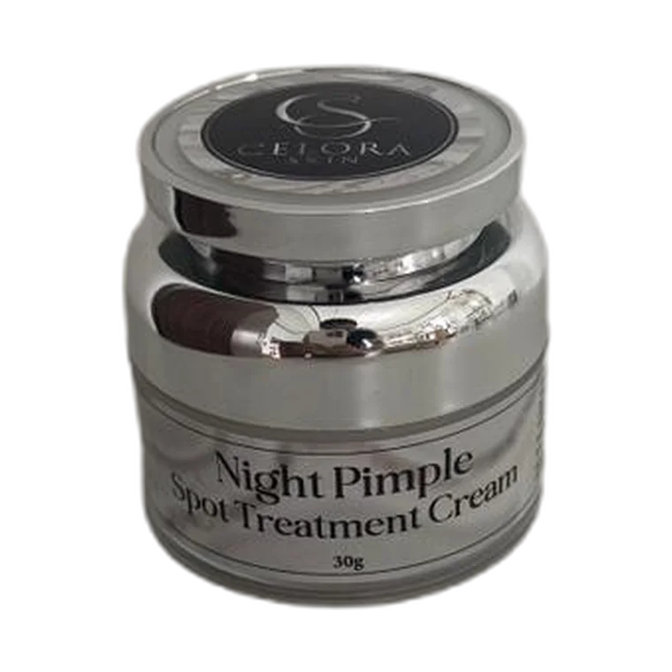Night Pimple Spot Treatment Cream product label